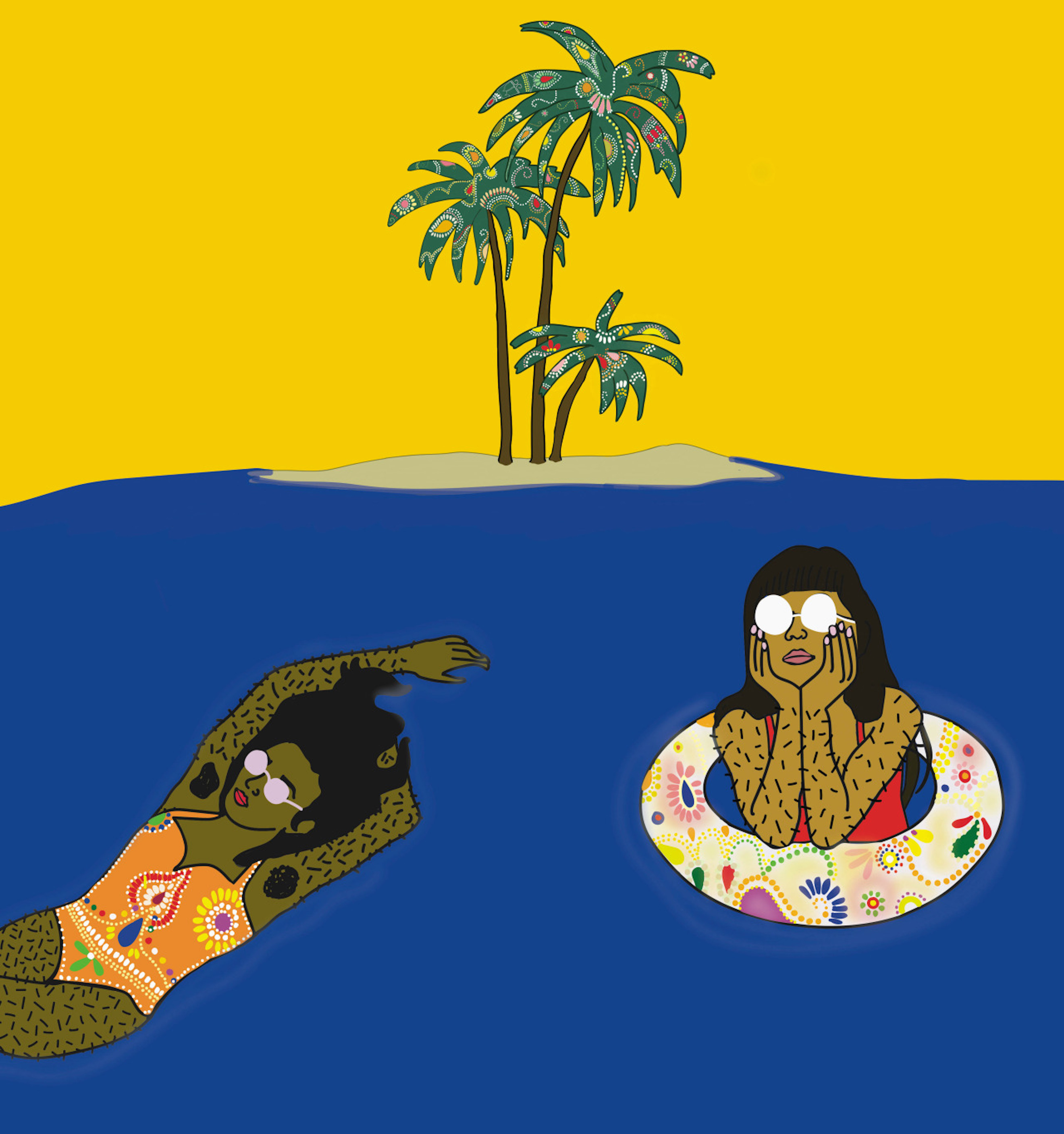 Artist Ayqa Khan tells South Asian women it’s okay to be hairy and ...